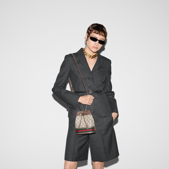 Gucci OPHIDIA MINI BUCKET BAG - Picture 2 of 2